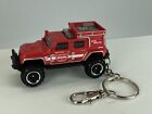 Porte-clés / clip sac à dos Jeep Wrangler Superlift rouge 4x4
