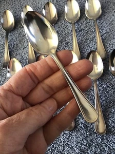 Reed & Barton Spoon Lot Silver Plate DEMITASSE Triple X CLASSIC STYLE Set 12 - Picture 1 of 9