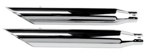 Khrome Werks HP Plus 3" Chrome Slash Cut Exhaust Slip-On Mufflers (202350) - Picture 1 of 1