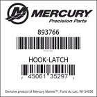 Mercury  Quicksilver Hook-Latch Part # 893766