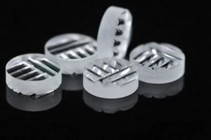 5pcs Plastic Cross Beam Laser Lens for 450nm 650nm 808nm 980nm Diodes 8mm Dia - Picture 1 of 3