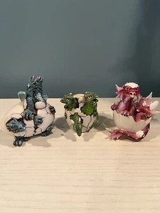 Dragon Figurine Set Of 3 - Picture 1 of 10