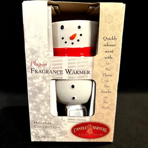 Candle Warmers Brand Holiday Collection Snowman Illuminated Wax Melt NIB - Picture 1 of 4