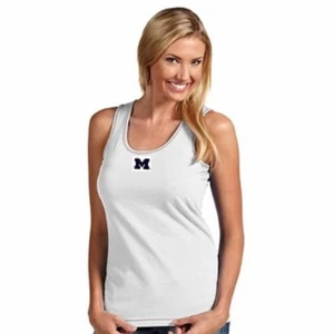 NWT Antigua Michigan Wolverines Sport Tank Top White - Womens Large - Picture 1 of 1