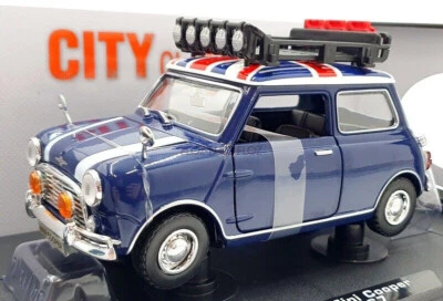 for Motormax for Morris for Mini for Cooper 1961-67 Blue flag paint 1:18 Model - Image 1 of 4