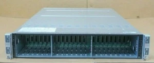 Supermicro SuperServer CSE-217 24-Bay 4-Node + 4x X10DRT-P 2x E5-2660v3 64GB Ram - Picture 1 of 2
