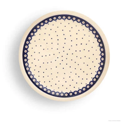 Bunzlauer Keramik flacher Teller (Pizzateller) Ø=27.2cm Dekor 28 großer Teller - Bild 1 von 4