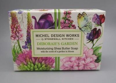 MICHEL DESIGN WORKS ~ Deborah's Garden Moisturizing Shea Butter Boxed Bar Soap - Image 1 of 2
