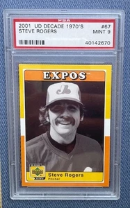 Steve Rogers 2001 Upper Deck Decade 1970's #67 PSA 9 Montreal Expos - Bild 1 von 3