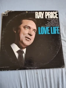Ray Price Love Life Album Record Vinyl 33 rpm LP Columbia 77004 - Picture 1 of 6