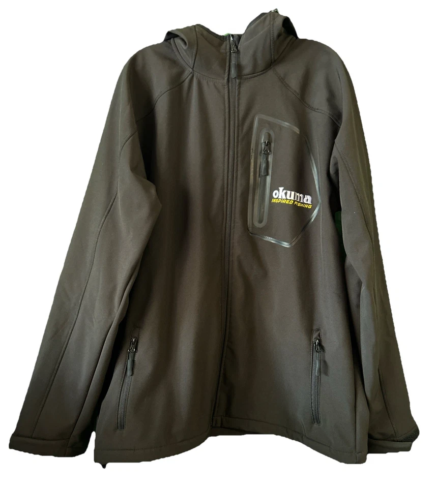 Okuma Inspired Fishing Jacket Men's XL Black - Image 1 of 4