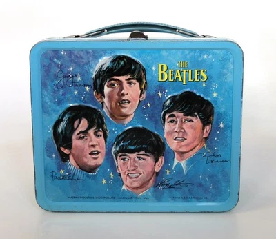 Fiambrera Aladdin Beatles Todo Original Vintage EE. UU. 1965 ¡Muy Buen Estado! Foto 1 de 4