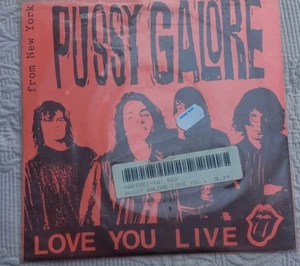 Pussy Galore Love you Live Lo Fi vinyle 7" 45 étiquette blanche unique comme neuf - Photo 1/12