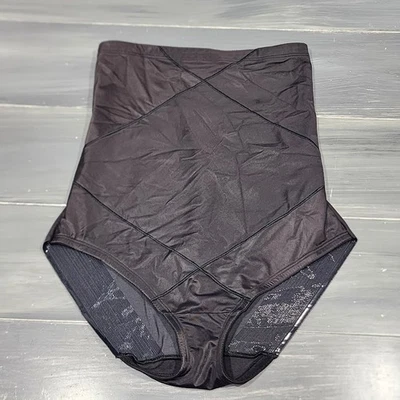 Cueca Miraclesuit cintura alta 2415 abdominoplastia instantânea extra firme preta GG - Imagem 1 de 4