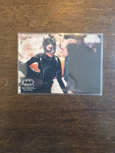 1992 Batman Returns Topps Stadium Club #30  Michelle Pfeiffer Catwomen Penguin - Picture 1 of 2