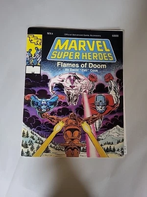 Marvel Super Heroes Future in Flames MX4 RPG Accessory TSR - Image 1 of 4