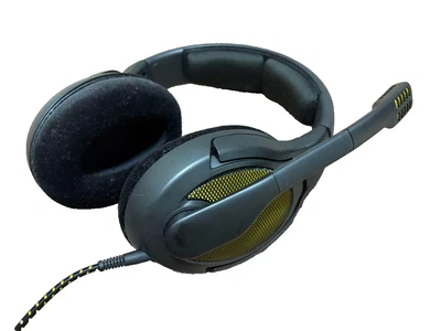 Sennheiser EPOS PC38X Gaming Headset Black/Yellow with Mic Used from Japan - Image 1 of 4