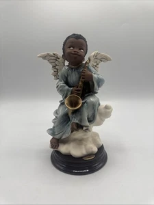 Giuseppe Armani Florence Italy Figur Spiritueller Klang Engel Saxophon Neuwertig - Bild 1 von 9