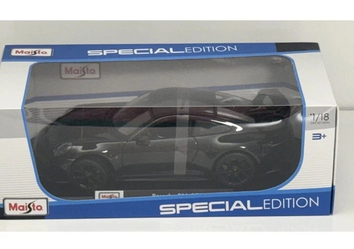 Nuevo Maisto Edición Especial 2022 Porsche 911 GT3 Negro - 1:18 Diecast Modelo 31458 Foto 1 de 3