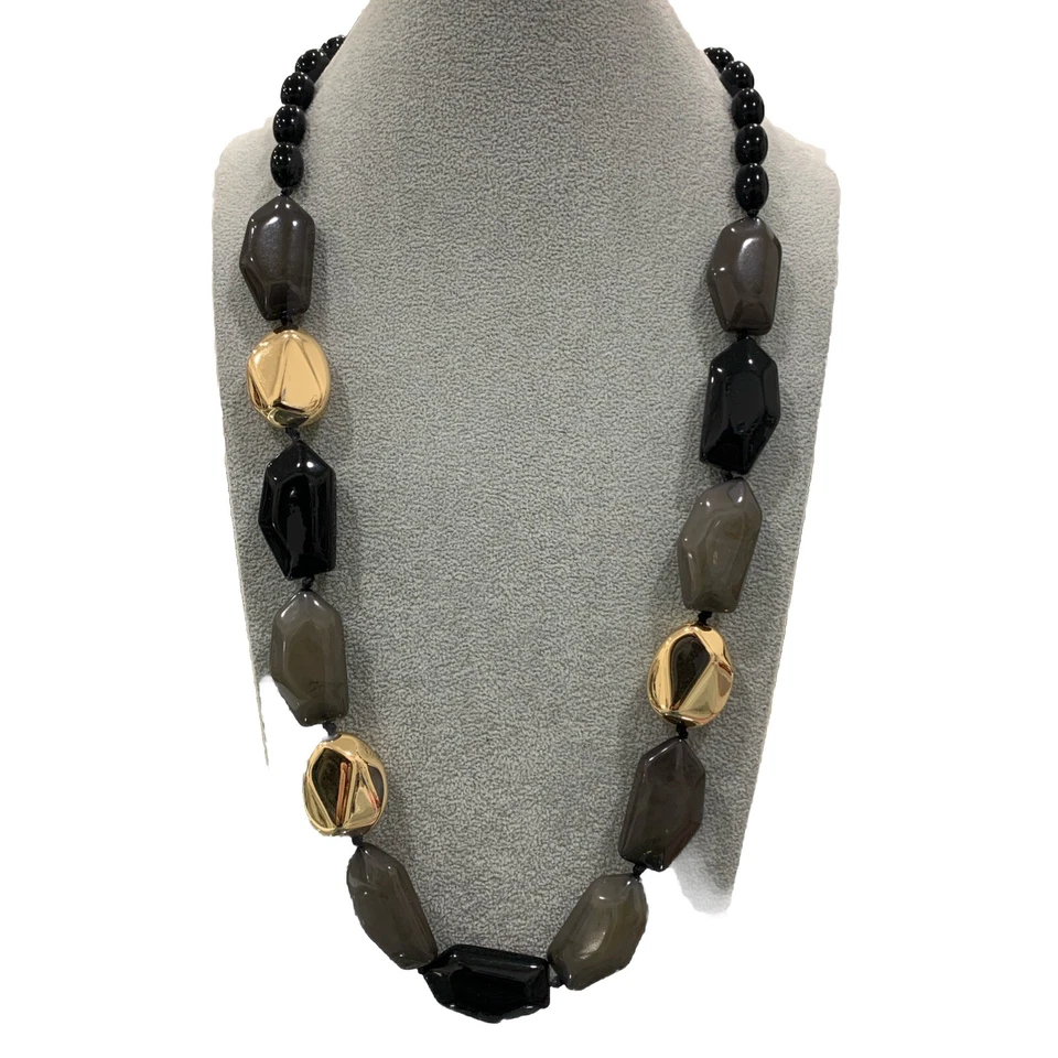 Collana Per Donna In Metallo E Plastica Multicolore Lunga Bigiotteria Sottocosto - Immagine 1 di 4