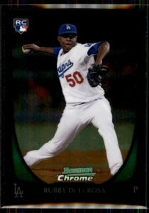 2011 Bowman Draft Picks & Prospects Chrome Rubby De La Rosa RC Los Angeles - Picture 1 of 2