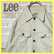 [Japan Used Fashion] Lee Old Clothes Westerner Jacket Denim White Ivory