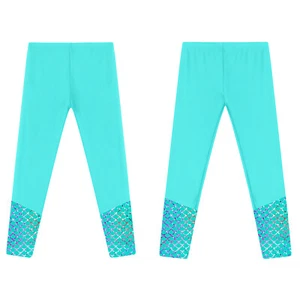 Girls Bottoms Fish Trousers Denim Pants Fitness Sweatpants Comfort Swimwear - Picture 1 of 64