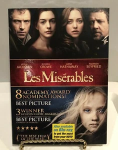 Les Misérables (DVD, 2013, Widescreen w/ Slipcover) New, Sealed. H.Jackman  - Bild 1 von 12