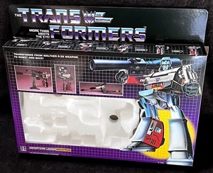 MEGATRON BOX ONLY • G1 84 REISSUE RETRO TRANSFORMERS - Picture 1 of 3