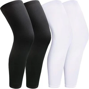 2 Pairs Leg Sleeves,Full Leg Compression Sleeve for Men Women,Long Knee Sleev XL - Picture 1 of 7