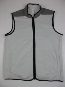 Herren große Nike Therma Fit Victory Golf Weste Fleece weiß grau durchgehender Reißverschluss DA2905 - Bild 1 von 7