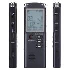8-32GB Voice Recorder Sound Dictaphone MP3 Player USB Rechargeable