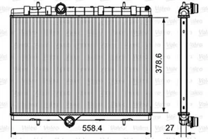VALEO Engine Cooling Radiator Fits PEUGEOT 308 3008 CITROEN C4 2013- 9800482380 - Picture 1 of 1