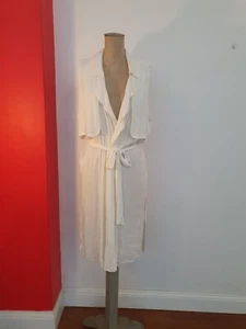 SUSSAN Vest Cardigan Top Shirt Throw Over Milk White 10 NEW RRP 170 - Picture 1 of 9