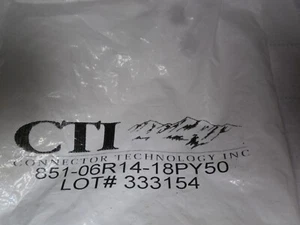 CTI Souriau 851-06R14-18P50 Circular Connector - Picture 1 of 3