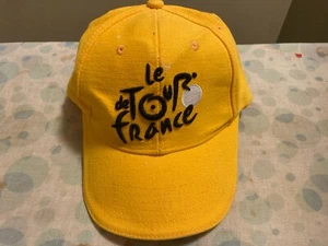 Le Tour De France Hat Standard TDF Yellow color Black LTDF front - Picture 1 of 5