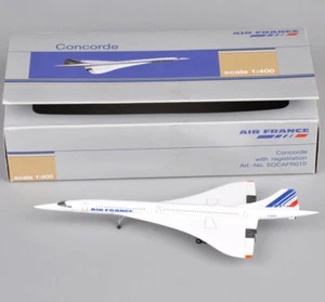 Modelo de avión Concorde US 1/400 Air France 1976-2003 avión juguete diecast regalo - Imagen 1 de 9