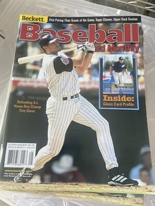 #51 TROY GLAUZ BECKETT BASEBALL MONTHLY MAY 2001 ISSUE #194 - Picture 1 of 4