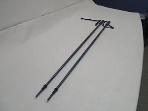 SALOMON L40863200 HACKER 125CM (50 INCHES) GREY UNISEX ALPINE SKI POLES - Picture 1 of 4