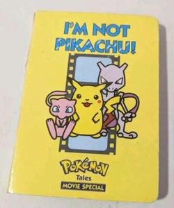 I'm Not Pikachu 1999 Pokémon Tales Movie Special 1st Printing Viz Junko Wada - Picture 1 of 7