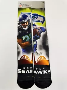 Seattle Seahawks Player Photo SOCKS Richard Sherman NFLPA Large Men’s - Picture 1 of 2