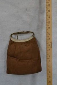 antik 1800er Jahre Trubel Po Bauch Kleid Rock selten Stroh Stofftier Eigenbau Original - Bild 1 von 5