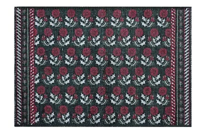 Alfombra verde botánica de vacaciones 20” x 30” - Plaza de San Nicolás - Nueva Foto 1 de 3