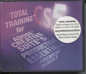 (SEALED) Total Training Adobe Creative Suite 5 Product Essentials Premium Bundle - Picture 1 of 1