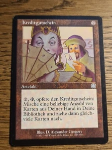 CREDIT VOUCHER●MERCADIAN MASQUES●MTG●1999●GERMAN●UNCOMMON(-)●18071 - Picture 1 of 2