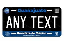 Guanajuato Mexico Black Custom License Plate Novelty Auto ATV Motorcycle bike