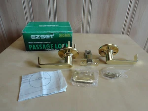 EzSet Serratura a leva per porta di passaggio - Ottone - Foto 1 di 6