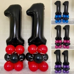ETÀ 11 - ESPOSITORE DECORAZIONE TAVOLO PALLONCINI - 11° COMPLEANNO - NO ELIO NECESSARIO - Foto 1 di 2
