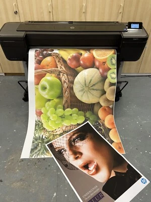 HP Designjet Z6 44” UV PIGMENT LARGE FORMAT BANNER CANVAS POSTER A0 Z6200 Z9 - Image 1 of 4