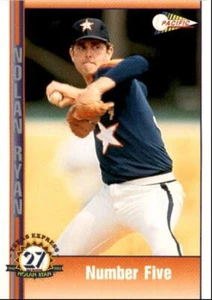 1993 Pacific Texas Express Baseball Card Nolan Ryan Number Five Houston Astros - Picture 1 of 2